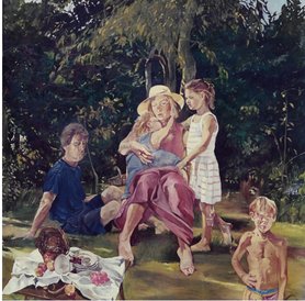 Family in the Garden