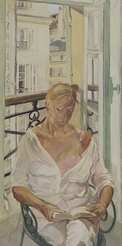 Helen Reading in the Paris Sun